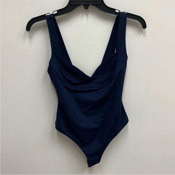 Free People Dusk To Dawn Bodysuit Blue XS - Picture 2 of 4